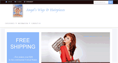 Desktop Screenshot of angelswigs.com